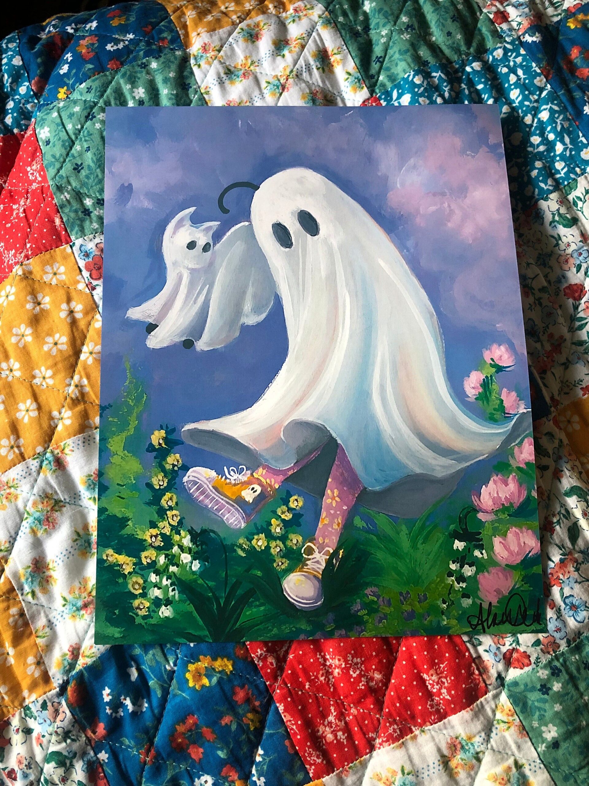 Spirits in the Flowers Druck