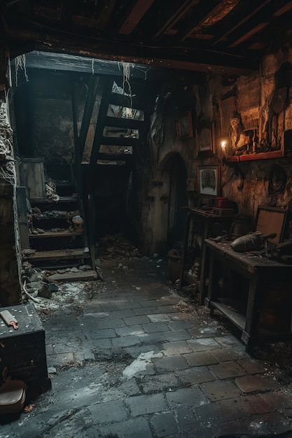 Haunted house in gothic style | AI-generated image
