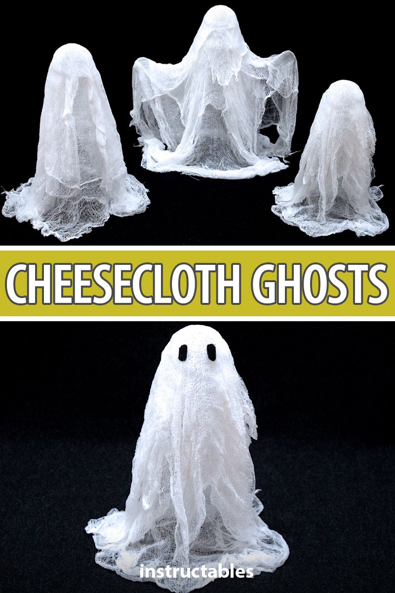 How to Make Cheesecloth Ghosts