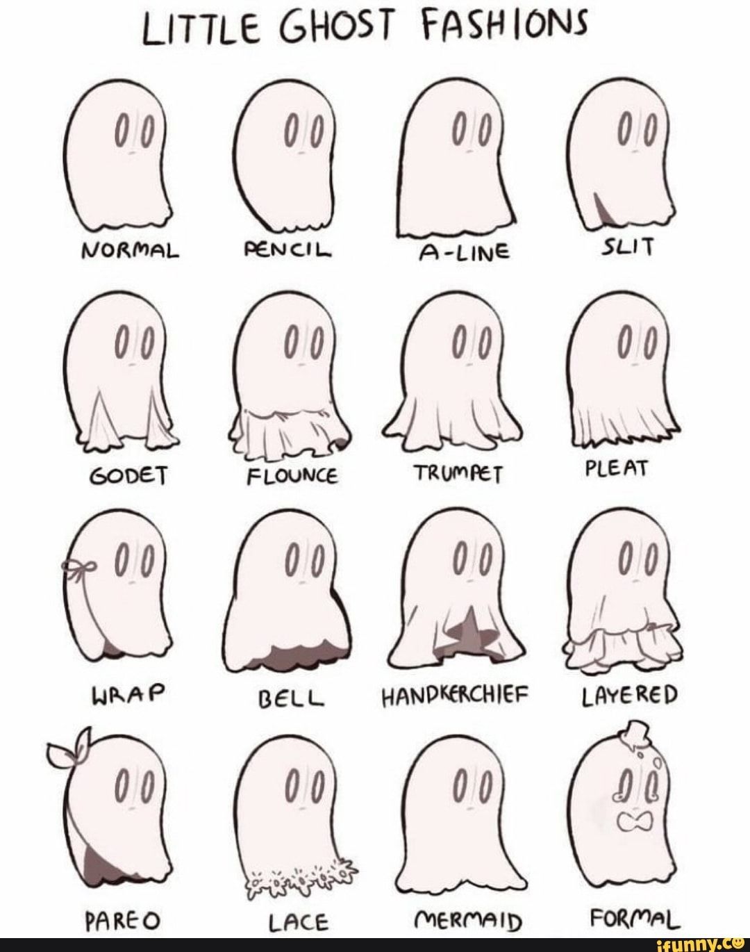 LITTLE GHOST FASH IONS – iFunny