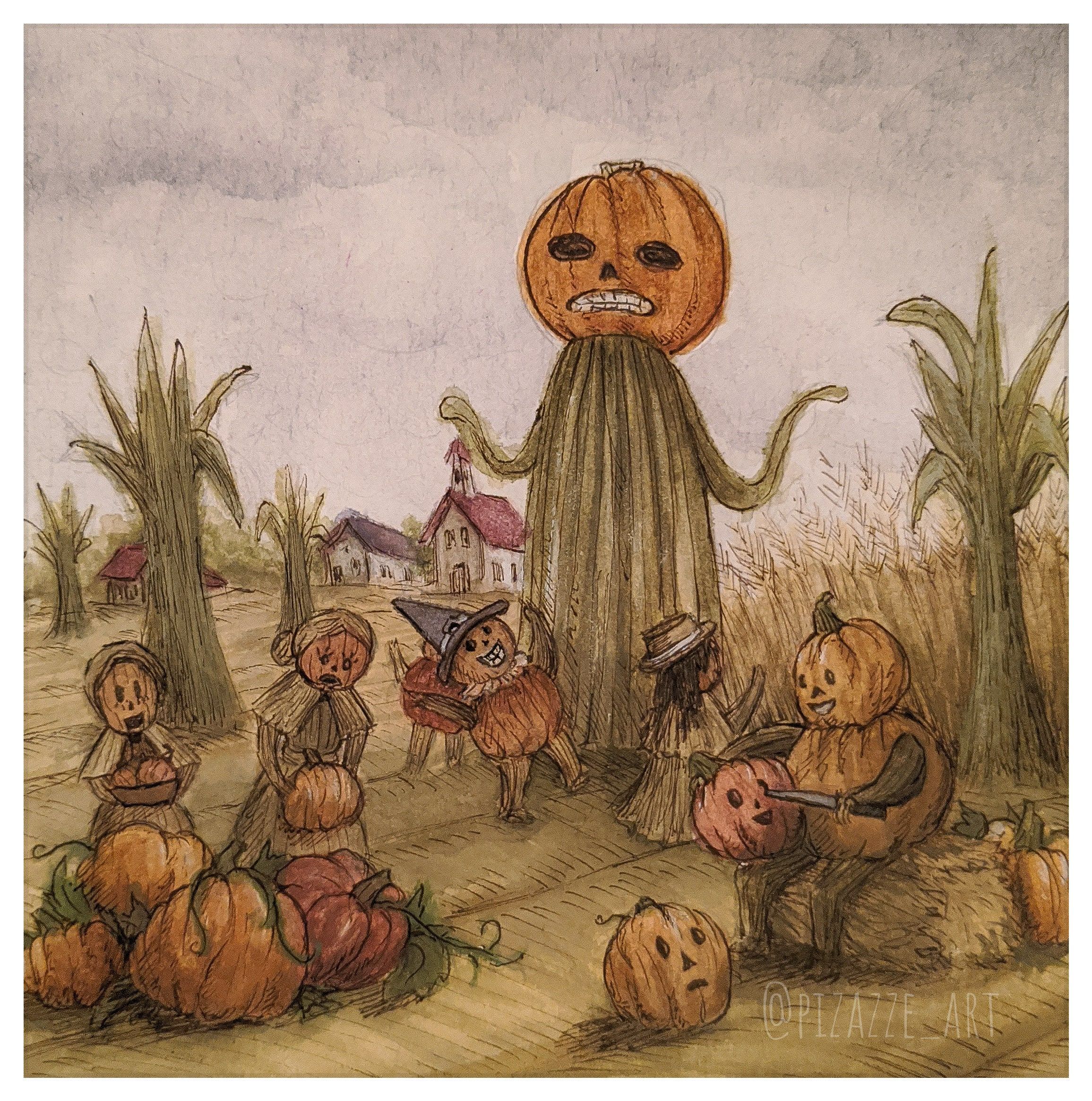 Pottsfield Harvest Festival – Seasonal Art Print