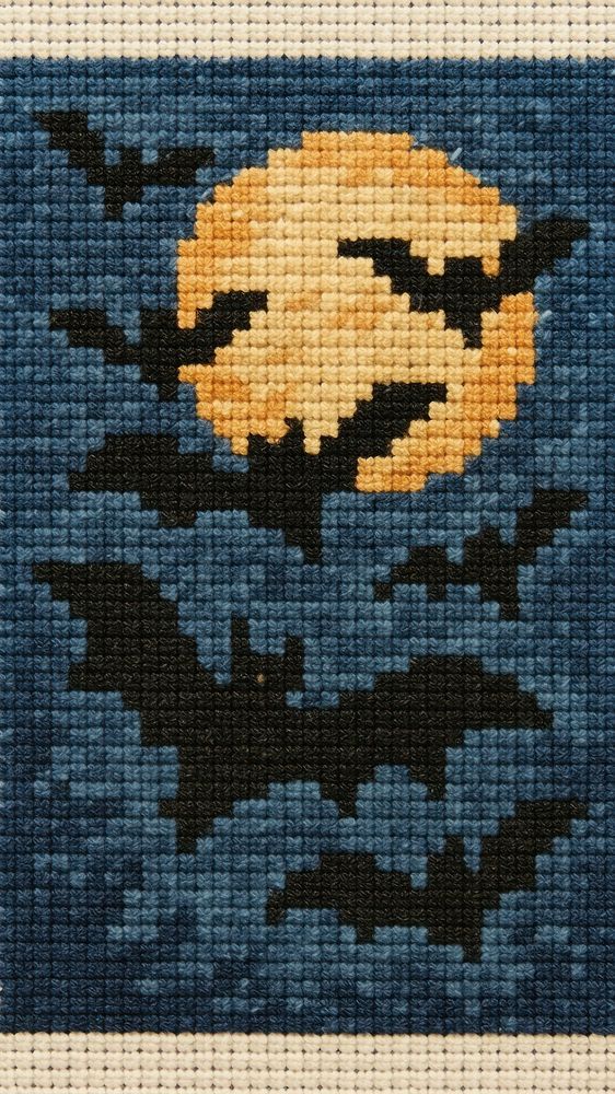 Download premium image of Bats flying across moon by Nunny about wallpaper, background, night sky, frame, and sky 18237025