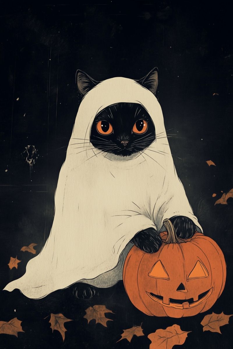 Halloween иллюстрация из midjourney