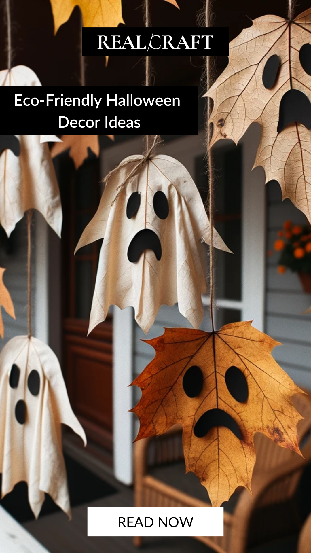 Eco-Friendly Halloween Leaf Decor