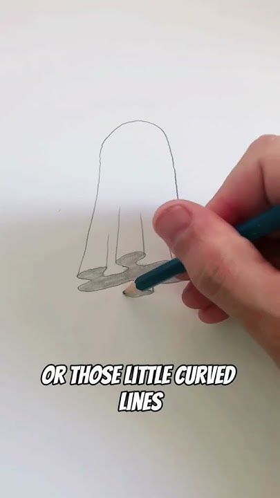 How to draw the easiest ghost in 1 minute! #shorts #drawingtutorial #howtodraw #halloweenart